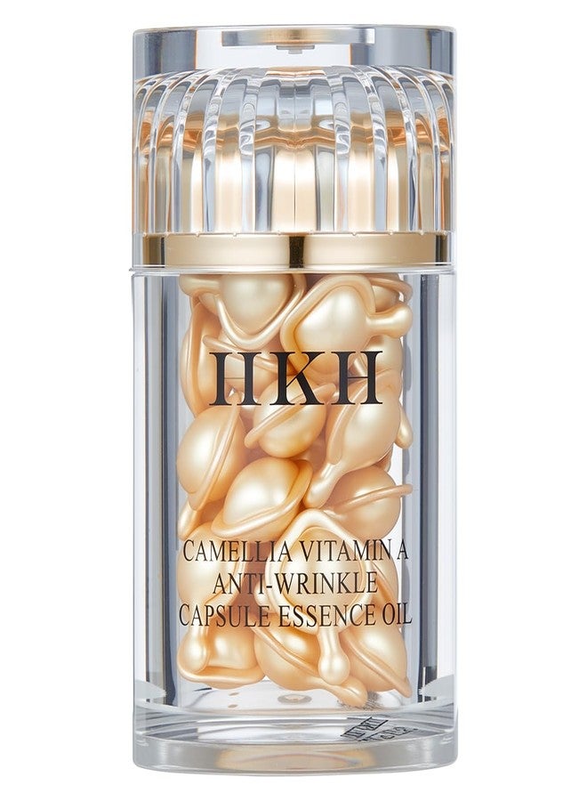 HKH Retinol + HPR Serum Capsules for Face - Anti-Aging Skincare Night Serum with Peptides - Smooths Fine Lines & Wrinkles - Firms & Tightens Skin - Gentle Formula & Non-Greasy - 28 Capsules - Image 1